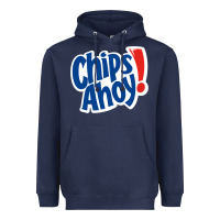 Navy chips ahoy snack Heavyweight Hoodie - PixelFlow