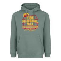 Sage fire marshal bill fire safety school funny firefighter t shirt Heavyweight Hoodie - PixelFlow