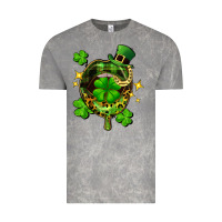 Cloud Rock St. Patrick's Day lip Vintage Tee - FaDigitalArtStudio