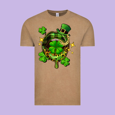 St. Patrick's Day Lip Vintage Tee Designed By Fadigitalartstudio