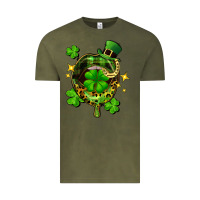 Vintage Olive St. Patrick's Day lip Vintage Tee - FaDigitalArtStudio