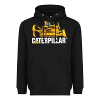Black bulldozercat 2 Heavyweight Hoodie - PixelFlow