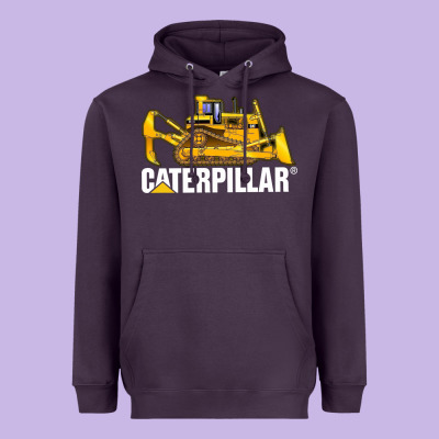Bulldozercat 2 Heavyweight Hoodie Designed By Pixelflow