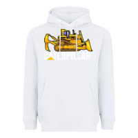 White bulldozercat 2 Heavyweight Hoodie - PixelFlow