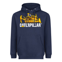 Navy bulldozercat 2 Heavyweight Hoodie - PixelFlow