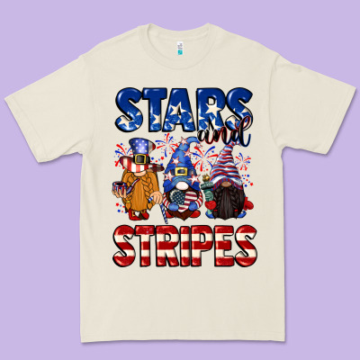 Stars And Stripes Gnomes 4th Of July Premium Tee Designed By Cowgirlartshop