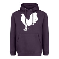 Plum game fowl gallegos, rooster, chicken t shirt Heavyweight Hoodie - PixelFlow