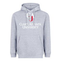 Heather Grey clark atlanta university Heavyweight Hoodie - SnappyArt