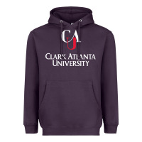 Plum clark atlanta university Heavyweight Hoodie - SnappyArt