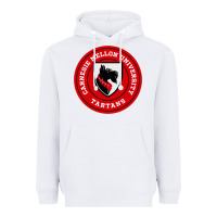 White carnegie mellon tartans Heavyweight Hoodie - SnappyArt