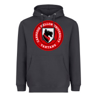 Smoke carnegie mellon tartans Heavyweight Hoodie - SnappyArt