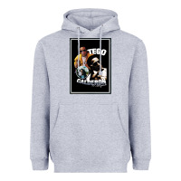 Heather Grey tego calderon Heavyweight Hoodie - SnappyArt