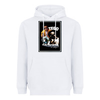 White tego calderon Heavyweight Hoodie - SnappyArt