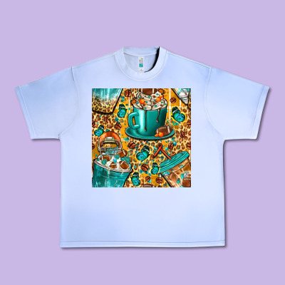 American Football Coffee Cups With Butterfly And Leopard Seamless Patt Urban Heavy Tee Designed By Bundleandbundleshop