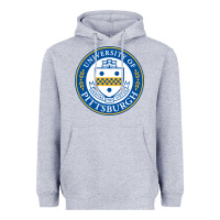 Heather Grey the-university-of-pittsburgh Heavyweight Hoodie - SnappyArt