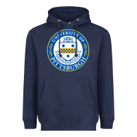 Navy the-university-of-pittsburgh Heavyweight Hoodie - SnappyArt