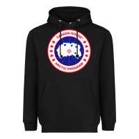 Black canada goose Heavyweight Hoodie - SnappyArt