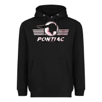Black pontiac distressed Heavyweight Hoodie - SnappyArt