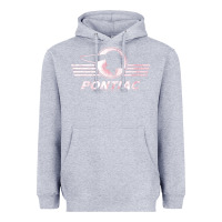 Heather Grey pontiac distressed Heavyweight Hoodie - SnappyArt