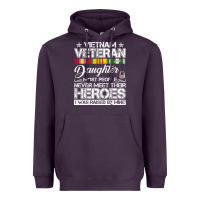 Plum VietNam Veteran daughter Most People Never Meet Their Heroes Heavyweight Hoodie - SnappyArt