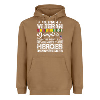 Toasted Coconut VietNam Veteran daughter Most People Never Meet Their Heroes Heavyweight Hoodie - SnappyArt