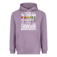 Lavender VietNam Veteran daughter Most People Never Meet Their Heroes Heavyweight Hoodie - SnappyArt