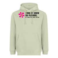 Matcha i may not know my flowers  t shirt Heavyweight Hoodie - SnappyArt