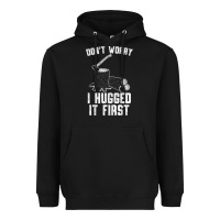 Black lumberjack don't worry i hugged it first lumberjack wood cutter logger Heavyweight Hoodie - SnappyArt
