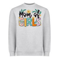 Mom Of Girls Heavyweight Sweatshirt | Teevron