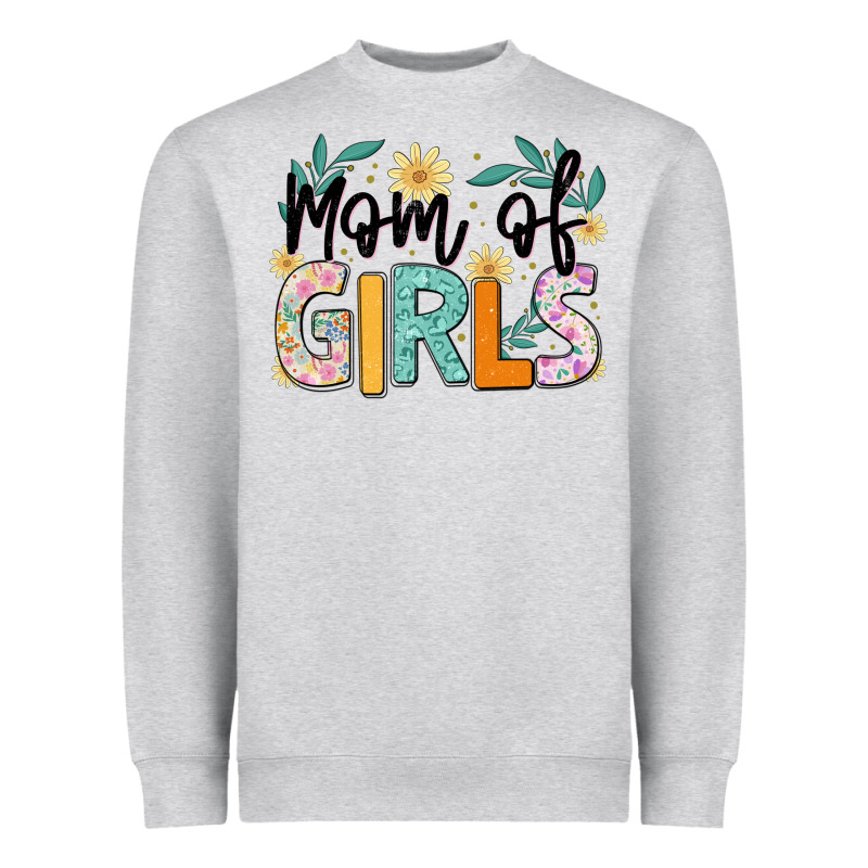 Mom Of Girls Heavyweight Sweatshirt by JahusDesignShop | Teevron