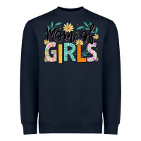 Navy mom of girls Heavyweight Sweatshirt - JahusDesignShop