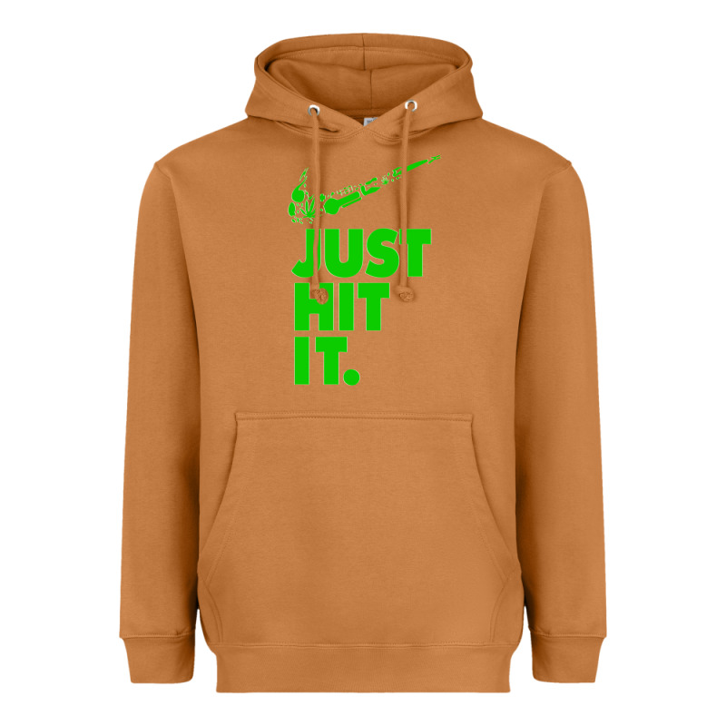 Just Hit It Cannabis Weed Vintage Retro Design For Weed Lover Heavyweight Hoodie by SnappyArt | Teevron