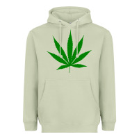 Matcha Weed Heavyweight Hoodie - SnappyArt