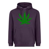 Plum Weed Heavyweight Hoodie - SnappyArt