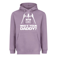 Lavender darth vader who's your daddy Heavyweight Hoodie - SnappyArt
