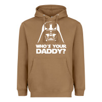 Toasted Coconut darth vader who's your daddy Heavyweight Hoodie - SnappyArt