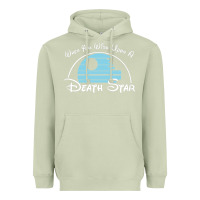 Matcha when you wish upon a death star Heavyweight Hoodie - SnappyArt