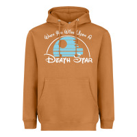 Meerkat when you wish upon a death star Heavyweight Hoodie - SnappyArt