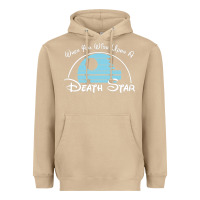 Mushroom when you wish upon a death star Heavyweight Hoodie - SnappyArt