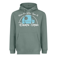 Sage when you wish upon a death star Heavyweight Hoodie - SnappyArt