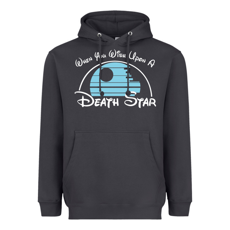 When You Wish Upon A Death Star Heavyweight Hoodie by SnappyArt | Teevron
