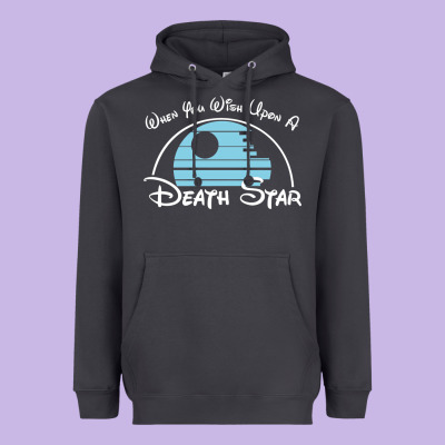 When You Wish Upon A Death Star Heavyweight Hoodie Designed By Snappyart