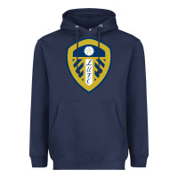 Navy leeds-fc Heavyweight Hoodie - SnappyArt
