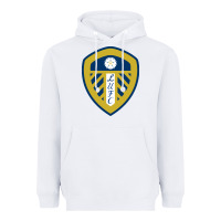 White leeds-fc Heavyweight Hoodie - SnappyArt