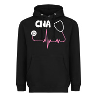 Black cna nurse t shirt Heavyweight Hoodie - SnappyArt