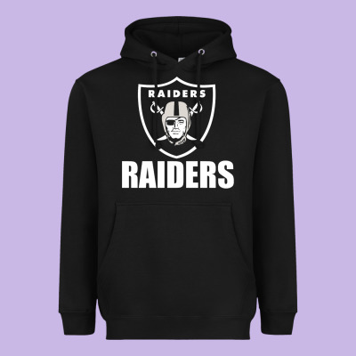 Raiders Heavyweight Hoodie Designed By Snappyart