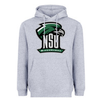 Heather Grey northeastern state riverhawks Heavyweight Hoodie - SnappyArt