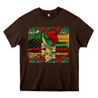 Chocolate Brown juneteenth freedom since 1865 Heavy Core Tee - CowGirlArtShop