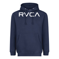 Navy R V C A Heavyweight Hoodie - SnappyArt