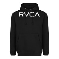 Black R V C A Heavyweight Hoodie - SnappyArt